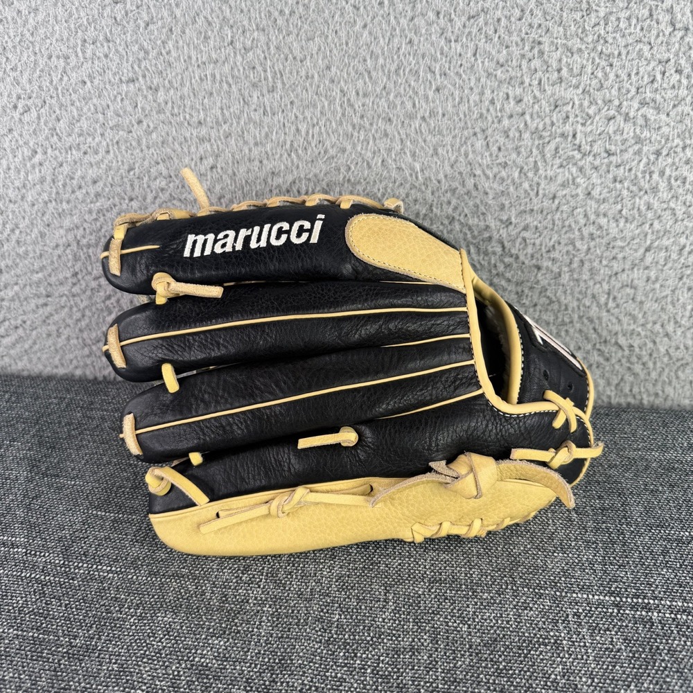 Marucci Baseball Glove Youth 12 Inch Black Camel Marksman Series MRJ1200BB RHT
